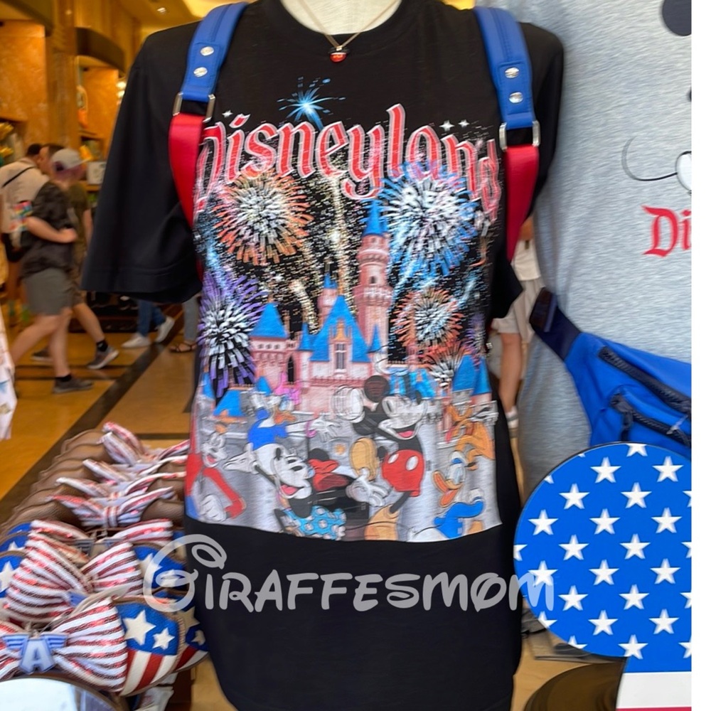 Disneyland Resort Mickey and Friends 4th of July Fireworks Celebration T-Shirt